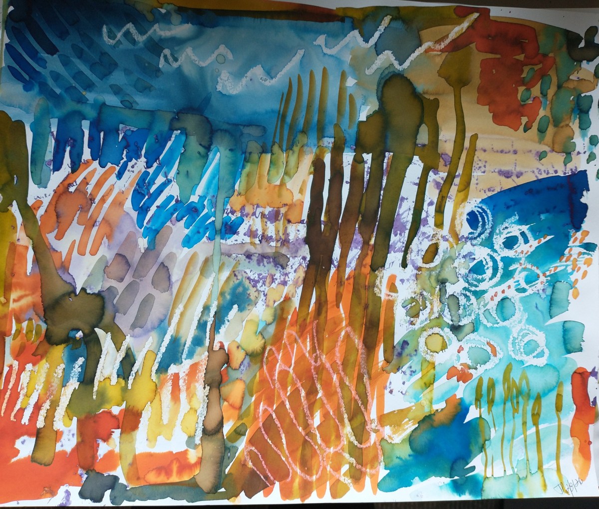 Fun with ink and&nbsp;watercolor